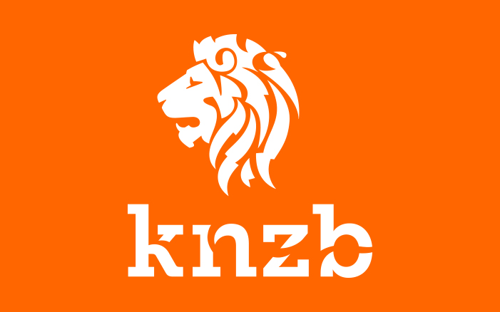 KNZB logo wit