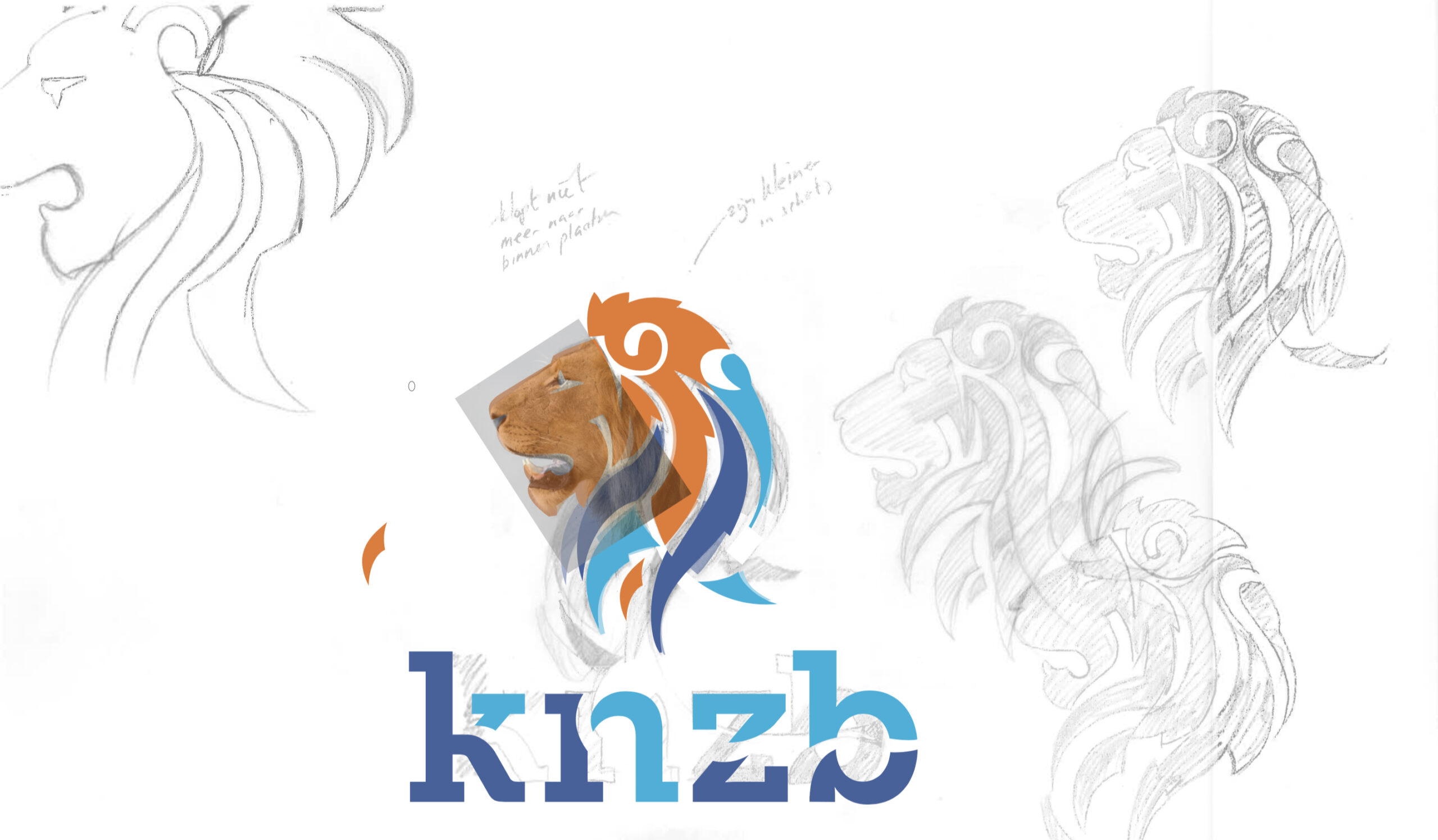 KNZB logo schets